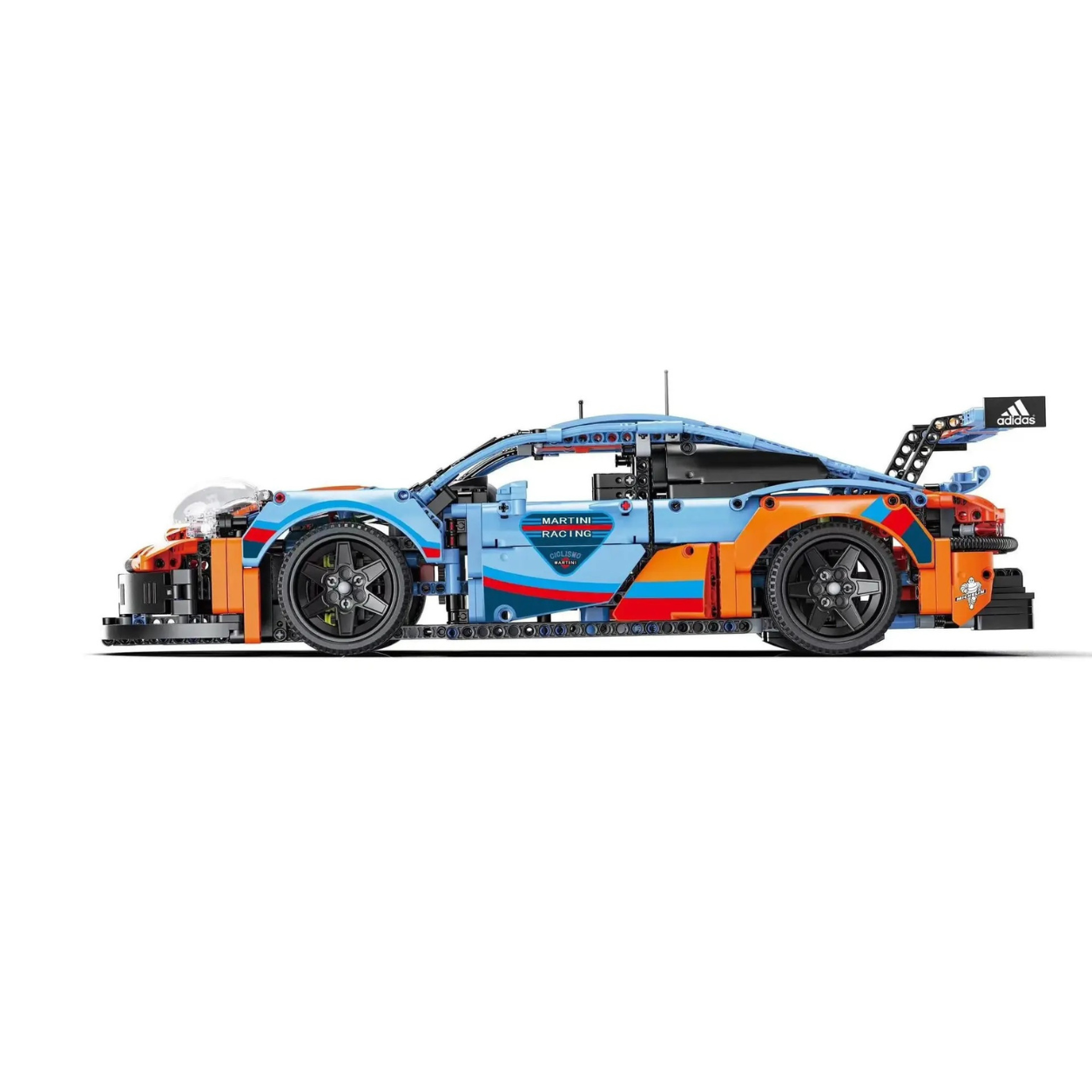 911 RSR Blau-Orange Modellbausatz (1580 Teile)